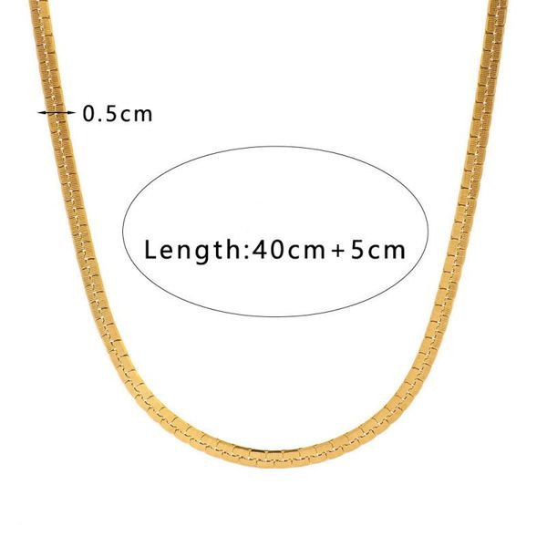 Золотистый многослойный коллар из цепей CJL48239