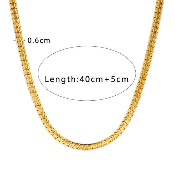 Колье из стали CJL48239