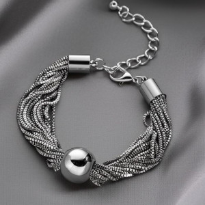 Браслет ювелирный сплав шар 1J11770CJJ