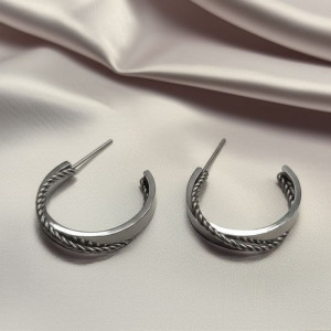 Серьги медицинская сталь J11183CJJ