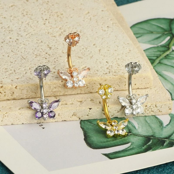 Пирсинг в пупок M86732