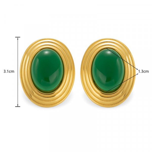 Серьги сталь CJP42833