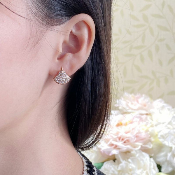 Серьги медь с напылением золотом и фианитами 1J11971CJJ