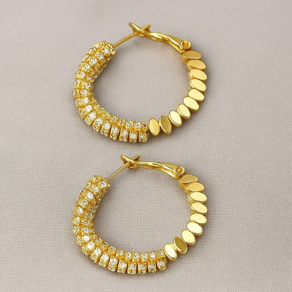 Серьги-кольца с подвесными элементами 1J12085CJJ