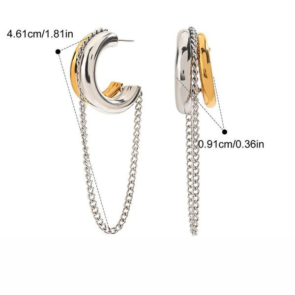 Серьги сталь CJL40638