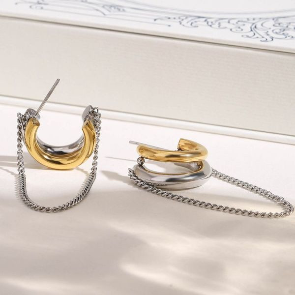 Серьги сталь CJL40638