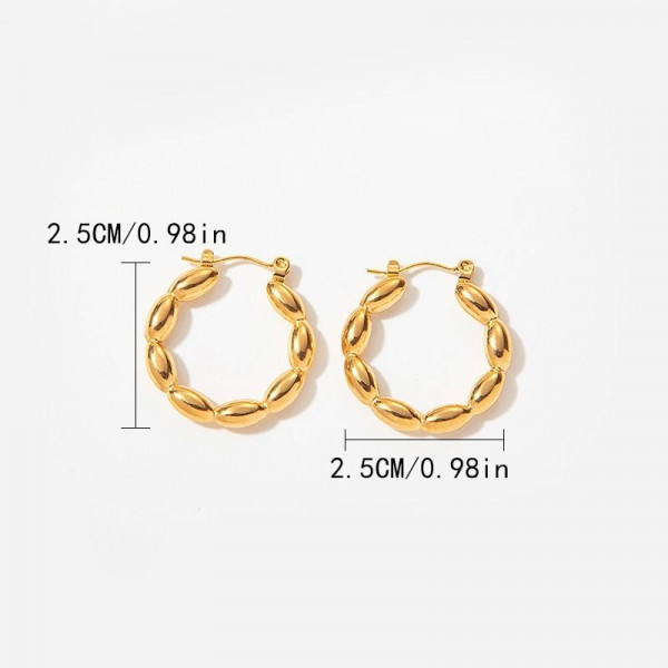 Серьги сталь CJC90855