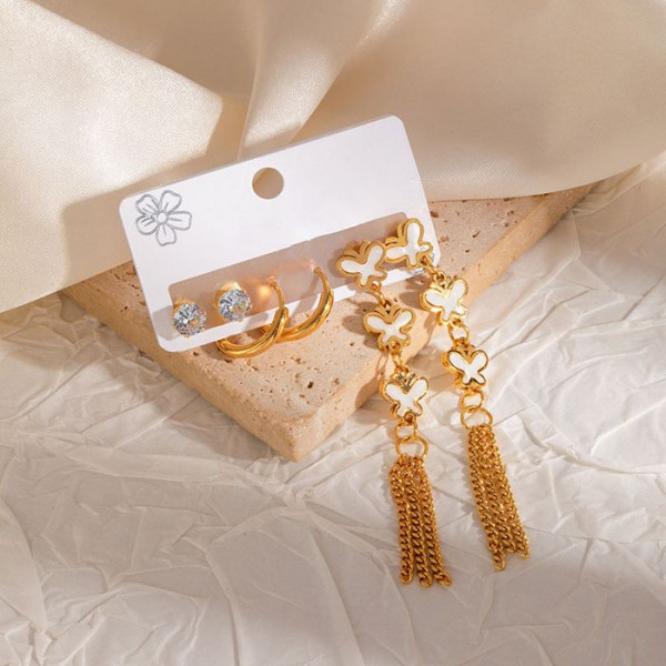 Стальной комплект бижутерии CJM68733