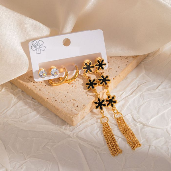 Стальной комплект бижутерии CJM68733