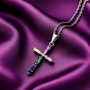 Колье медицинская сталь J10963CJJ