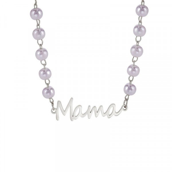 Жемчужное ожерелье с надписью Mama CJL22106