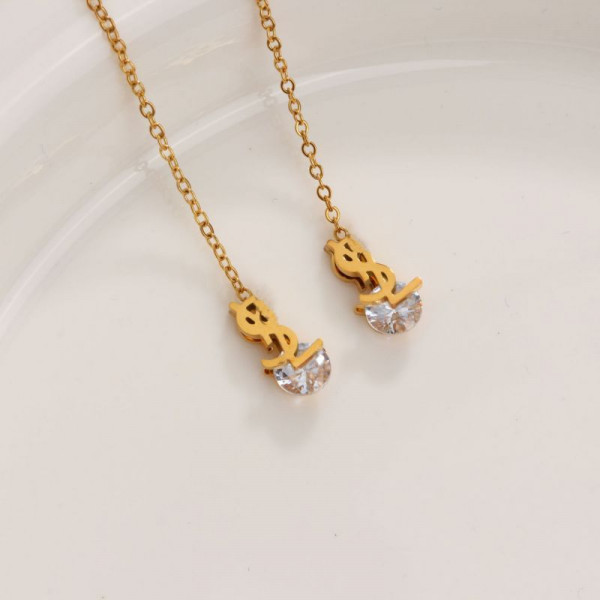 Серьги сталь CJH32663