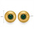 Серьги-пусеты Диски с цветными вставками CJP42841