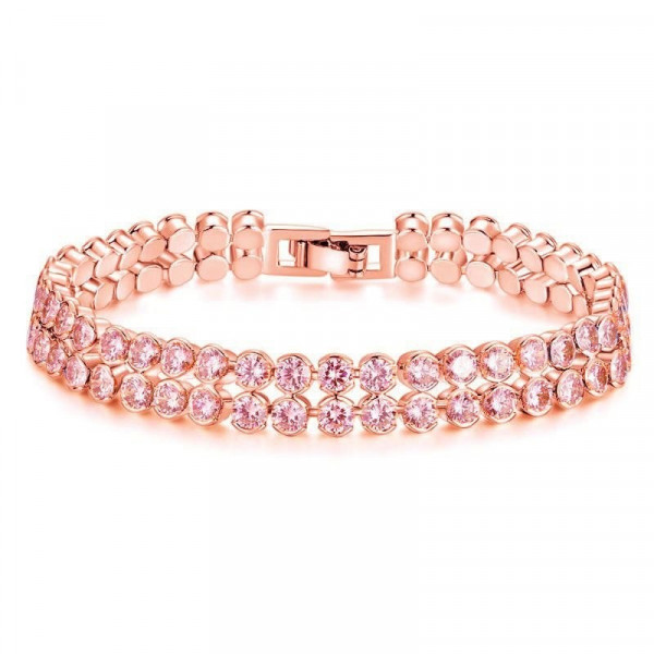 Браслет-дорожка с двухрядным плетением N96953