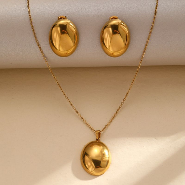 Стальной комплект бижутерии CJP82897