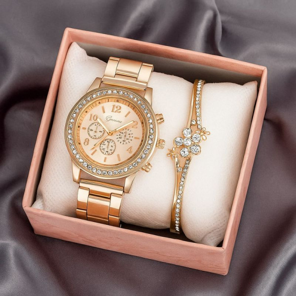 Женские часы и браслет 1J12289CJJ