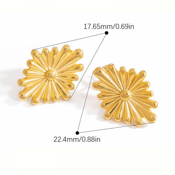 Серьги сталь CJL24118