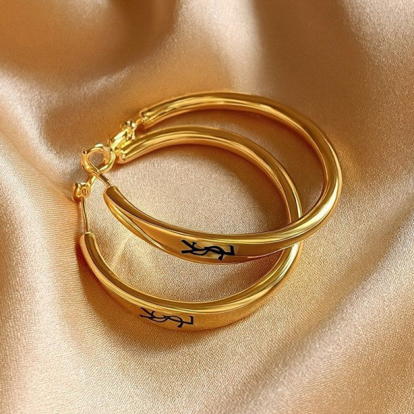 Серьги медь напыление золотом 1J12493CJJ