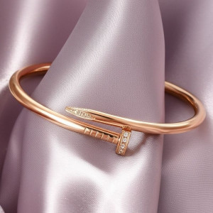 Браслет из титановой стали напыление золотом 1J12045CJJ