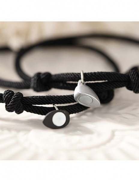 Парные браслеты крылья любви на ярком шнуре G31702