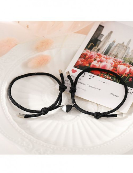 Парные браслеты крылья любви на ярком шнуре G31702