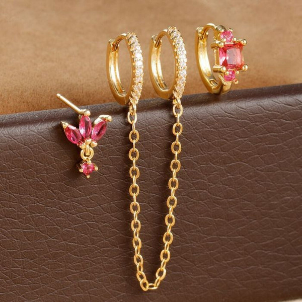 Ювелирный комплект серег CJJ13508