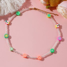 Яркие летние бусы с фруктовыми подвесками из акрила CJH76061