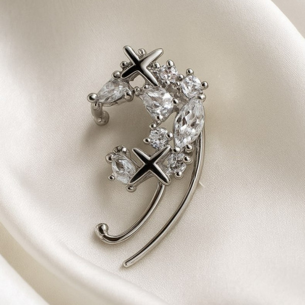 Кафф с крупными кристаллами и крестами 1J10995CJJ