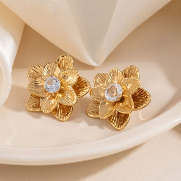 Серьги сталь CJT22587