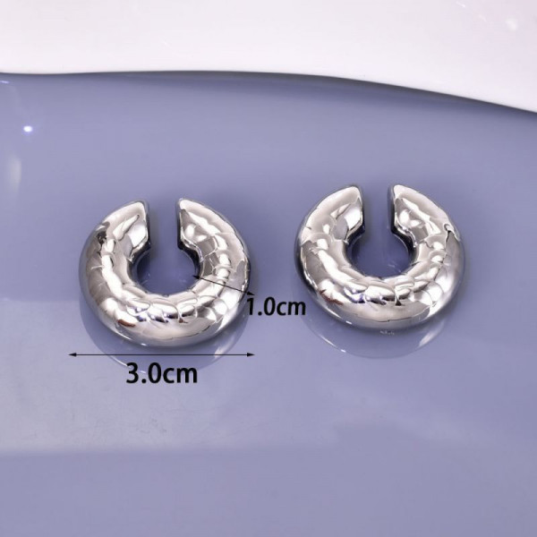 Серьги сталь CJH14868