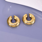 Золотистые каффы с жатой текстурой CJH14869