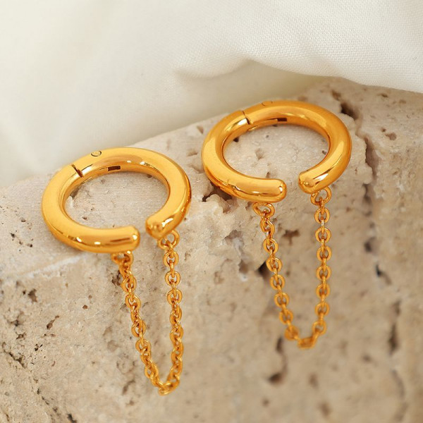 Серьги сталь CJL91134