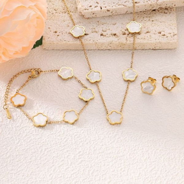 Стальной комплект бижутерии CJM70507