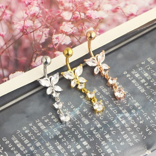 Пирсинг в пупок M86684