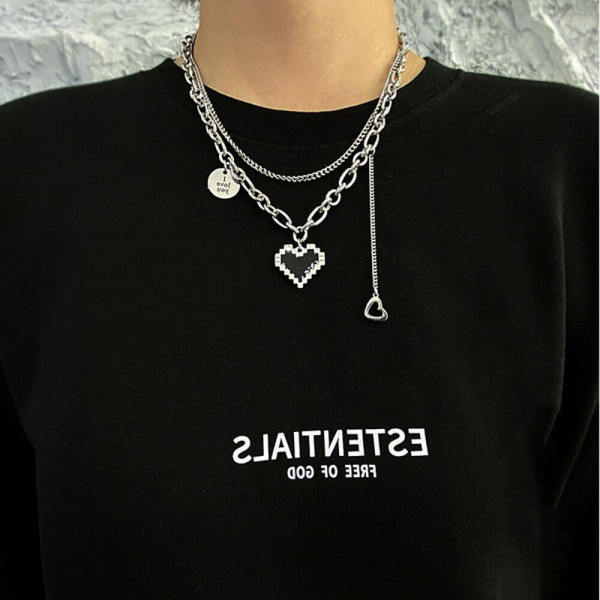 Колье из стали CJH78409