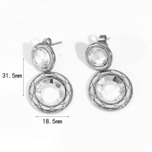 Серьги-пусеты Геометрические с жемчугом CJP75949