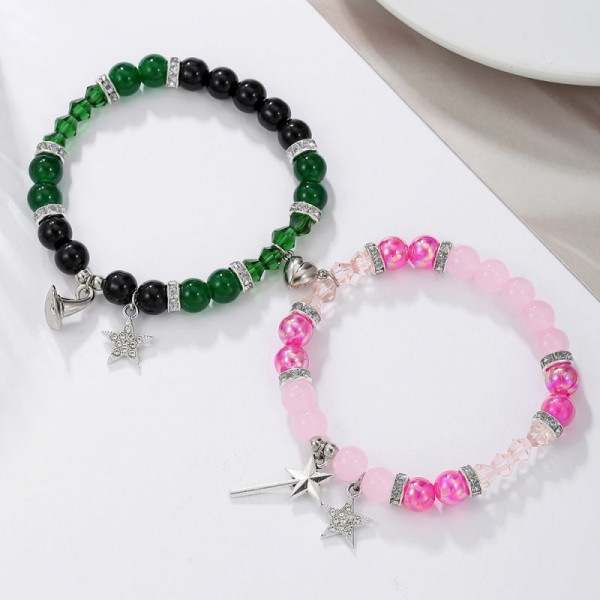 Парные браслеты нежная привязанность с мини-подвесками CJK81850