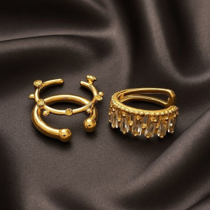 Набор каффов с крупными кристаллами 1J10998CJJ