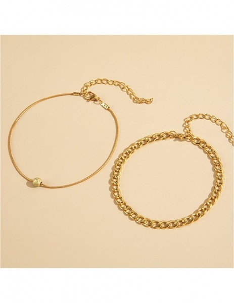 Комплект из 3 браслетов и кольца G06645