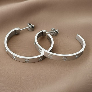 Серьги из титановой стали 1J12050CJJ