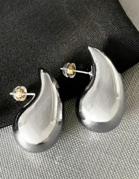 Серьги ccb пластик капельки J10059(CJJ)