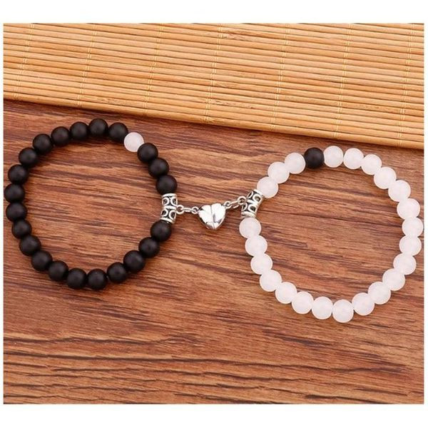 Комплект парных браслетов с магнитным замком CJL17170