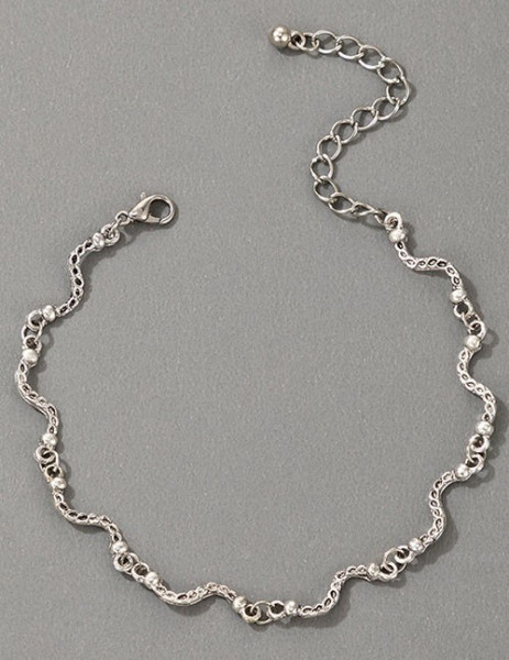 Браслет цепочка с кристаллами Q55542