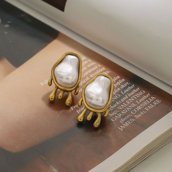 Серьги сталь CJL33956