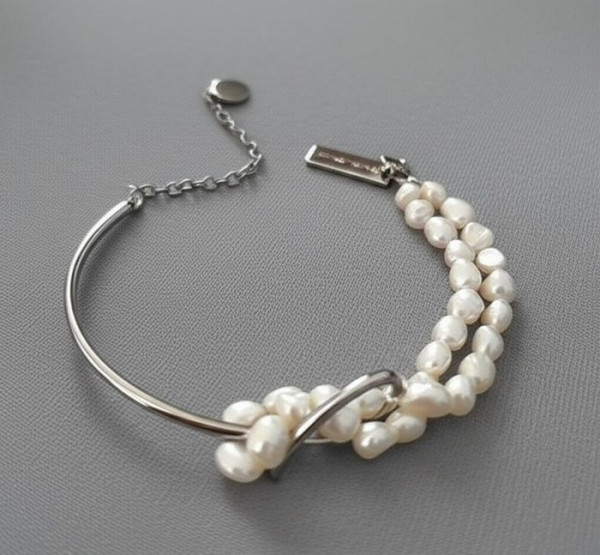 Браслет комбинированный с жемчугом G35967CJJ