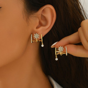 Серьги-гвоздики CJQ12403