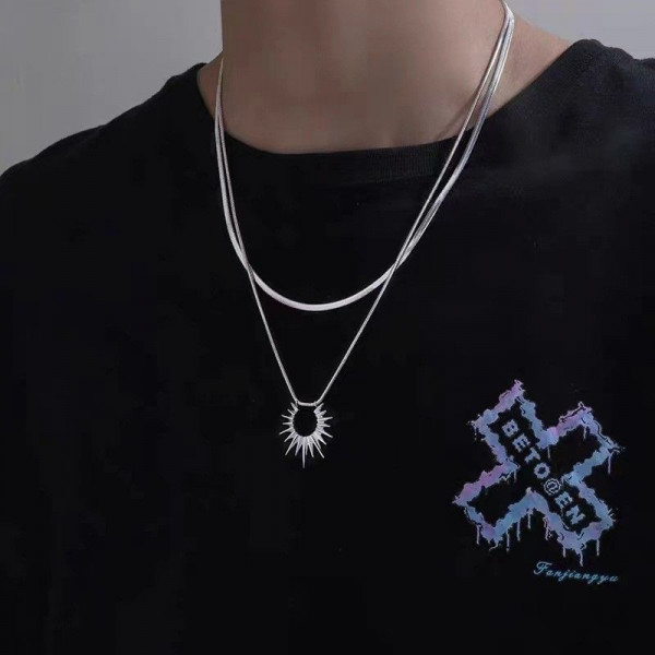 Колье из стали CJH50048
