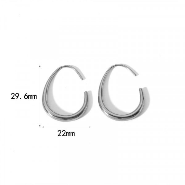 Серьги сталь CJE03947