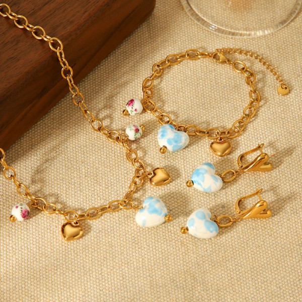 Колье из стали CJR68407