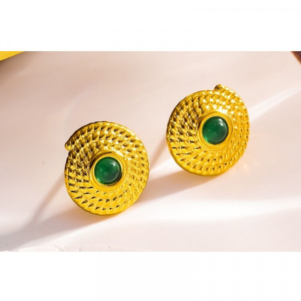 Серьги сталь CJJ08179